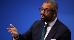 Conservative Party Conference RECAP: James Cleverly accuses Keir Starmer of 'hypocrisy' over freebies row, vows to abolish BBC licence fee.. and reveals wife berated him over 'crass' date rape joke