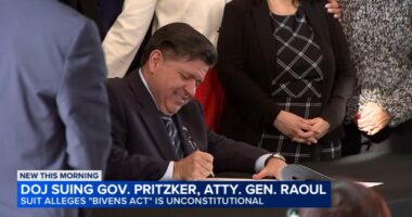 DOJ sues Illinois JB Pritzker, Attorney General Kwame Raoul over law protecting immigrants at courthouses, hospitals