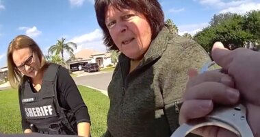 Dramatic bodycam video captures moment suspected kidnapper is arrested after 40 years on the run