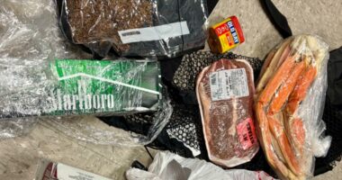 Drone drops crab legs, steak and Old Bay inside South Carolina prison