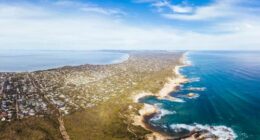 Mornington Peninsula aerial view urban sprawl beaches Victoria properties