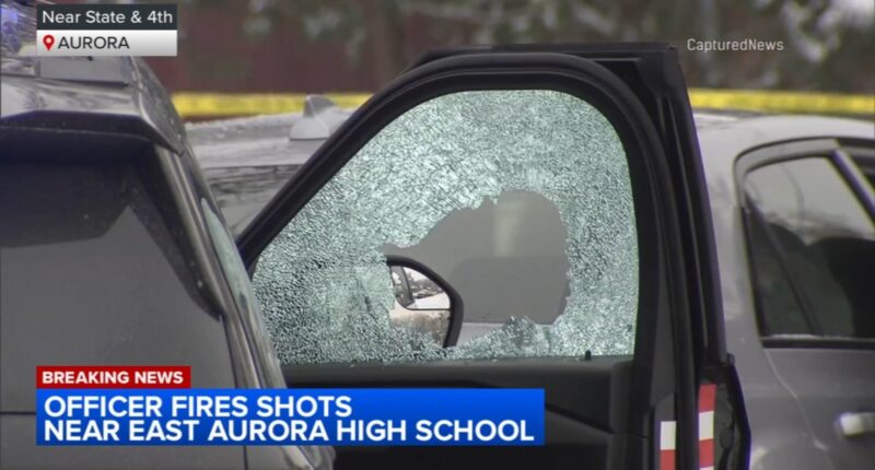 Dustin R. Legat charged after Aurora shooting involving police at 4th Avenue and South State Street, near East Aurora High School