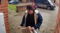 Evri Christmas backlash as delivery driver caught 'stealing' present