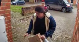 Evri Christmas backlash as delivery driver caught 'stealing' present