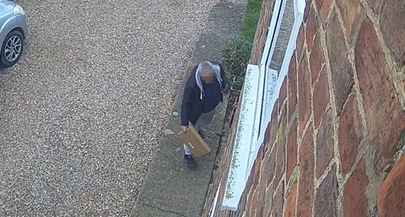 Evri courier 'delivers' parcel before picking it up and driving off 