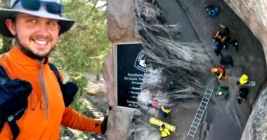 Experienced hiker rescued after getting trapped in quicksand at Utah's Arches National Park