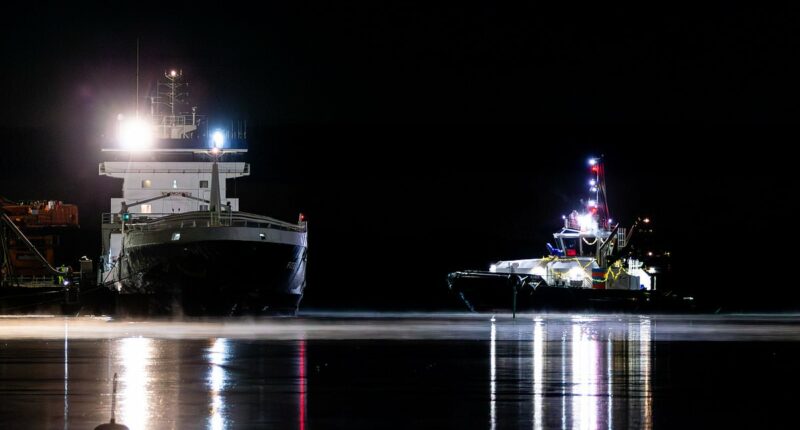 Finnish police seize ship after undersea cables damaged in Baltic Sea