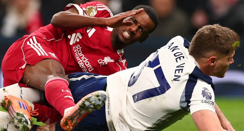 First he was out of shape, now Alexander Isak is out of luck following a Micky van de Ven tackle which left Liverpool fuming - their £125m man must wonder whether he will ever catch a break, writes DOMINIC KING
