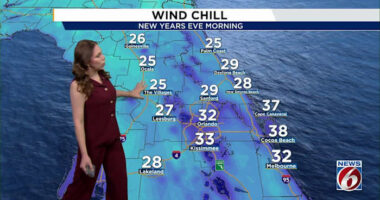 Florida chills out! Cold blast to send ‘feels-like’ temps below freezing. Here’s the timeline