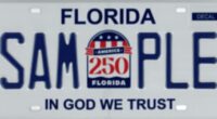 Florida rolls out America 250 license plate. Here’s when it’s available