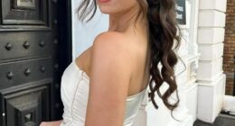 Popular NRL broadcaster Tiffany Salmond (pictured) has revealed that several coaches 'caught her eye' while she was working as a sideline reporter for Fox