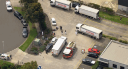 Fourteen people have been taken to hospital after a carbon monoxide leak at a pork processing plant in Melbourne's west.