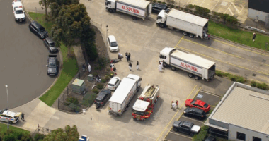 Fourteen people have been taken to hospital after a carbon monoxide leak at a pork processing plant in Melbourne's west.