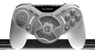 GameSir put a tiny steering wheel on its new Swift Drive controller