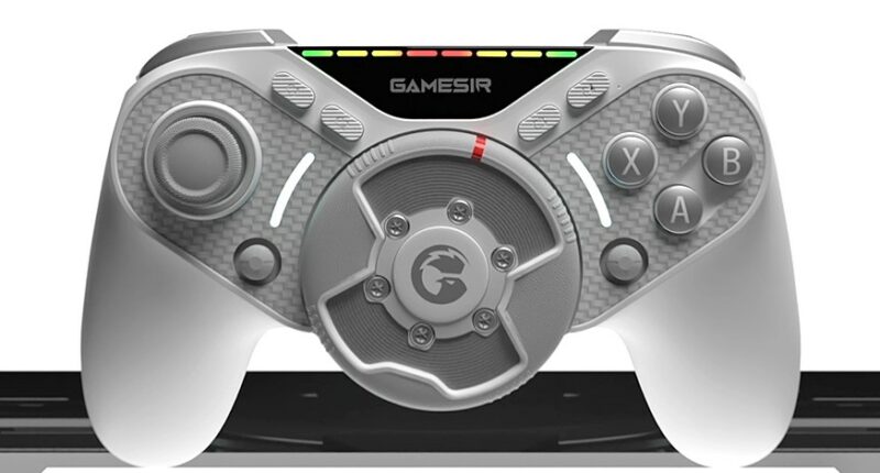 GameSir put a tiny steering wheel on its new Swift Drive controller