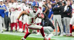 Giants' Wan'Dale Robinson nabs 1,000-yard receiving mark for first time