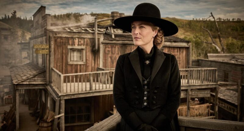 Gillian Anderson Finally Plays A Baddie In Netflix’s ‘The Abandons’