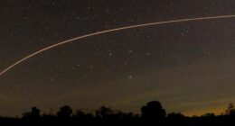 The Thai military fires artillery towards Cambodia, Tuesday, Dec. 16, 2025, in Surin province, Thailand.