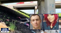 'Her jaw was missing': Man shot ex-girlfriend through the mouth after tricking her to walk down train tracks, then left body 'underneath a dirty overpass'
