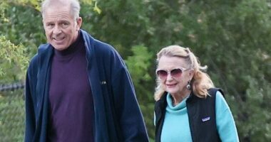 Hollywood golden couple with 18 year age gap make rare outing