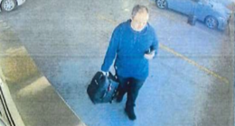 Claudio Neves Valente, the suspect in Brown University shooting, at a rental car place in Boston, Massachusetts.