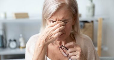 How you can get rid of dark spots 'floating' across your vision: It isn't always a sign of deteriorating eyesight - and a common medication may help