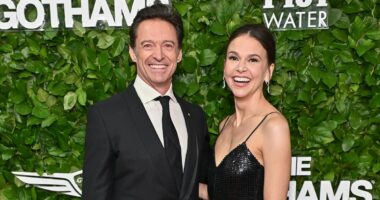 Hugh Jackman and Sutton Foster put on a tender display