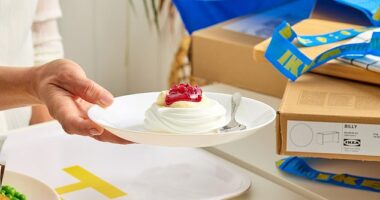 IKEA's menu offers exclusive dishes to New Zealand, including the lingonberry pavlova - perhaps finally settling the infamous Aussie vs Kiwi 'pavlova-gate' debate