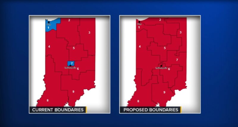 Indiana 2025 redistricting news: State Senate committee advances congressional map backed by Trump toward final floor vote