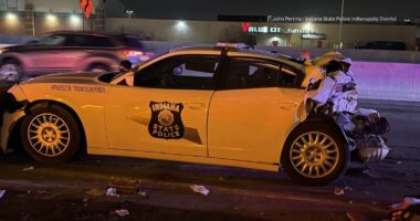 Indiana State Trooper Keith Martin struck by impaired driver for 3rd time in four years near Indianapolis