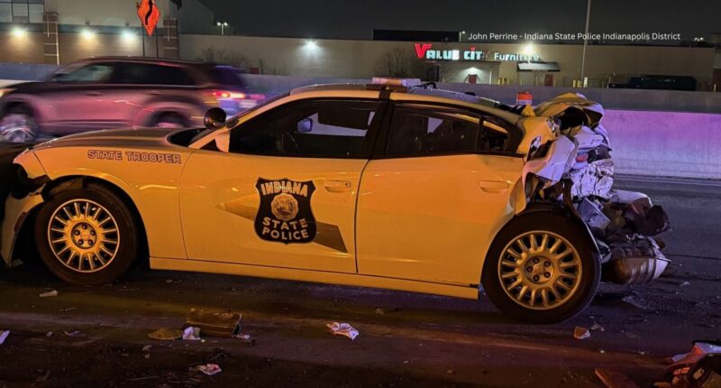 Indiana State Trooper Keith Martin struck by impaired driver for 3rd time in four years near Indianapolis