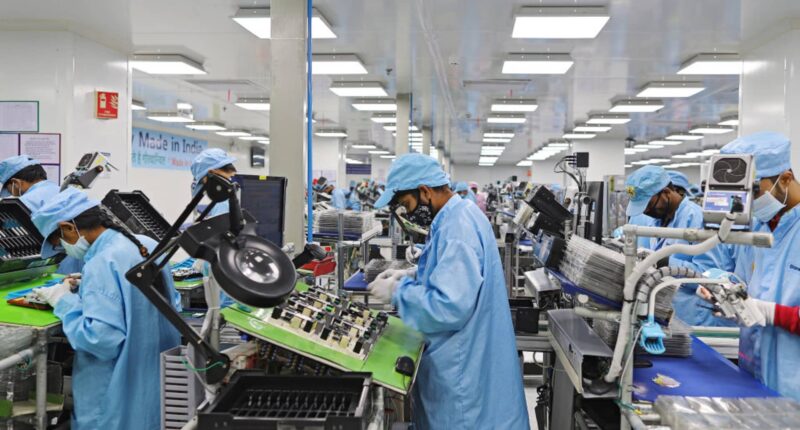 India's industrial output grew just 0.4% in October, missing estimates