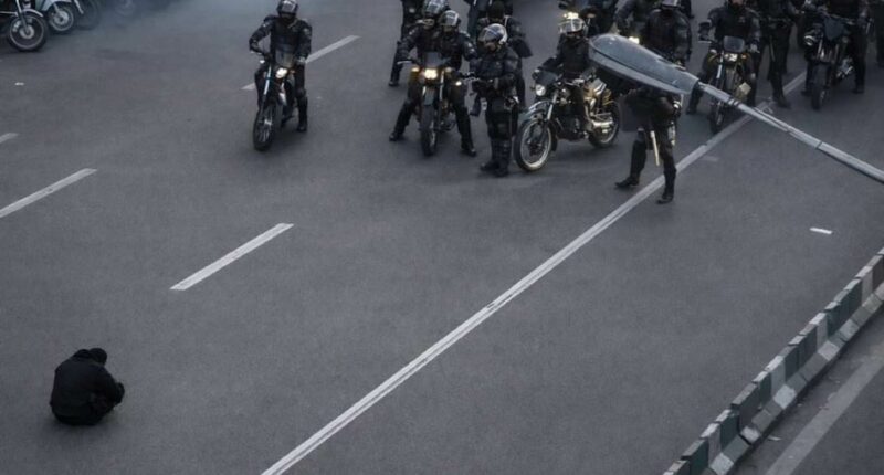 Iran's Tiananmen Square moment? Image of lone protester emerges