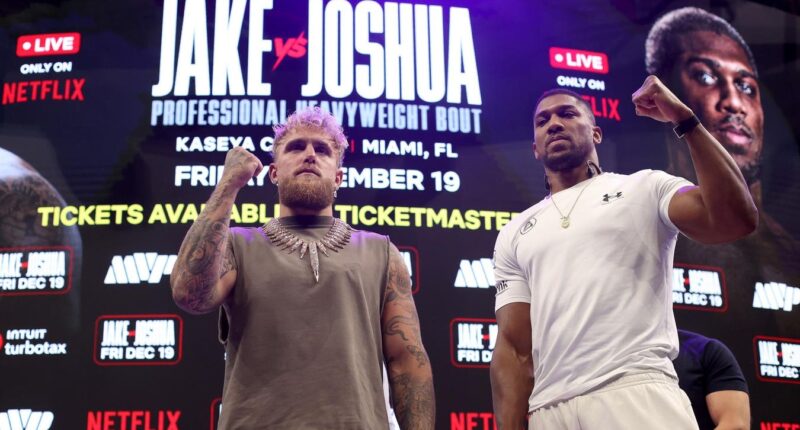 Jake Paul Vs Anthony Joshua — Fight Week Schedule