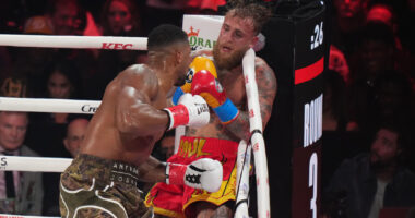 Jake Paul fight: Anthony Joshua knocks out YouTuber in 6th round to win heavyweight bout