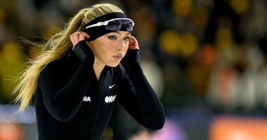 Jake Paul's fiancee bounces back after nasty fall at Olympic trials