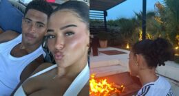 Jude Bellingham shares glimpse into life with new girlfriend Ashlyn Castro as England star, 22, pays tribute to partner on her 28th birthday