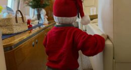 Justin Bieber shares snap of son getting into the holiday spirit