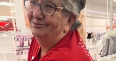 Karen shouts at Target employee for wearing Charlie Kirk shirt