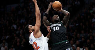 Karl-Anthony Towns scores 40 as shorthanded Knicks lose to Wolves, 115-104