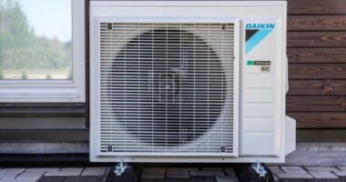 Air conditioning stock photo