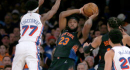 Knicks’ Mitchell Robinson made 7 free throws in loss to Sixers, this is his new routine