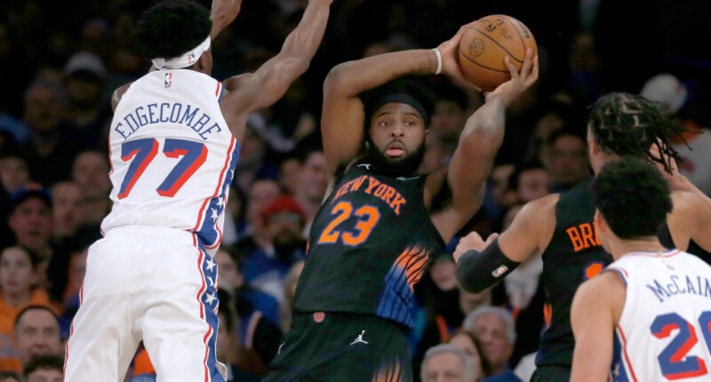 Knicks’ Mitchell Robinson made 7 free throws in loss to Sixers, this is his new routine