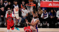 Knicks put up another 40-point quarter in 18-point rout of Raptors