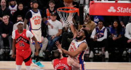 Knicks put up another 40-point quarter in 18-point rout of Raptors