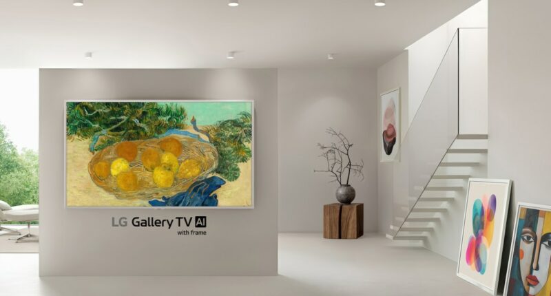 LG’s new Gallery TV, designed for displaying art, will be at CES 2026