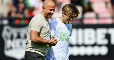 Leeds urged to sign Arne Slot&#8217;s record transfer whose now outscoring Harry Kane and Kylian Mbappe