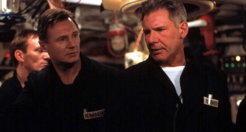 Liam Neeson's Chilling Submarine Movie With Harrison Ford Is A Must-Watch On Netflix