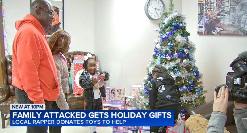 Lil Zay Osama, Ceasefire make Christmas 2025 brighter for Corshawnda Hatter, kids attacked near Chicago's Bright Elementary School