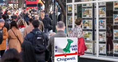 London residents quitting capital flock to the 'three Cs'